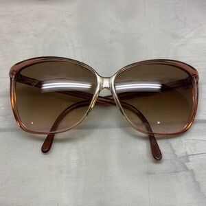 Vintage Luxottica Avant Garde Brown Gradient Sunglasses